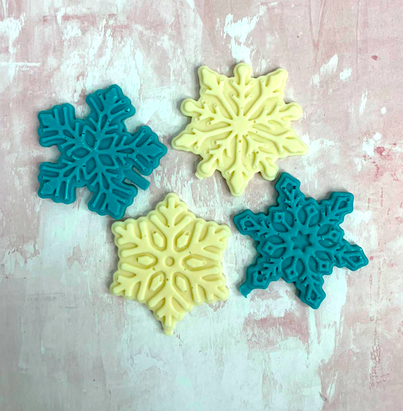 Изображение Молд для леденцов Ассорти снежинок 4 шт, 4,5 см ТМ Лавка Кондитера